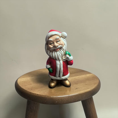 Vintage MCM 4.5” Porcelain Santa Claus