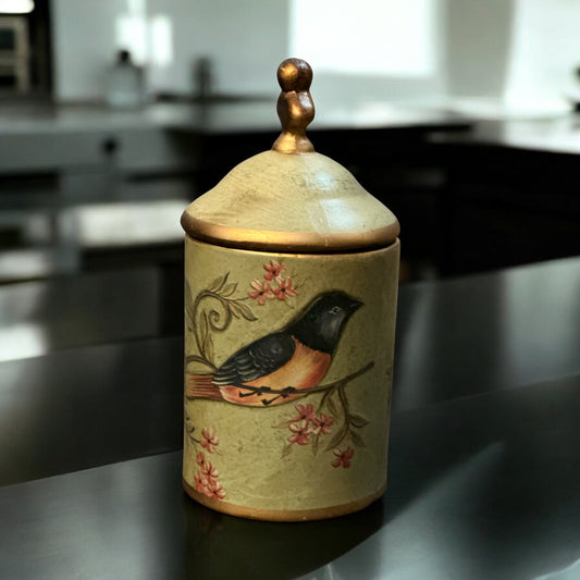 Vtg/Retro Bird Decor Jar