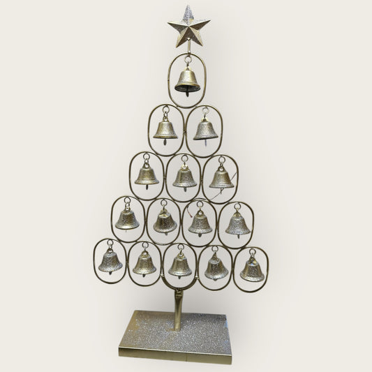 Gold bell tree / glitter