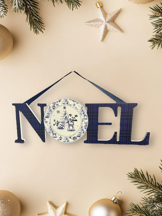 NOEL wood wall hanging
