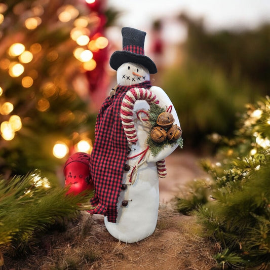 Snowman w/ Black Tophat