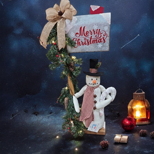 Snowman @ the Mailbox