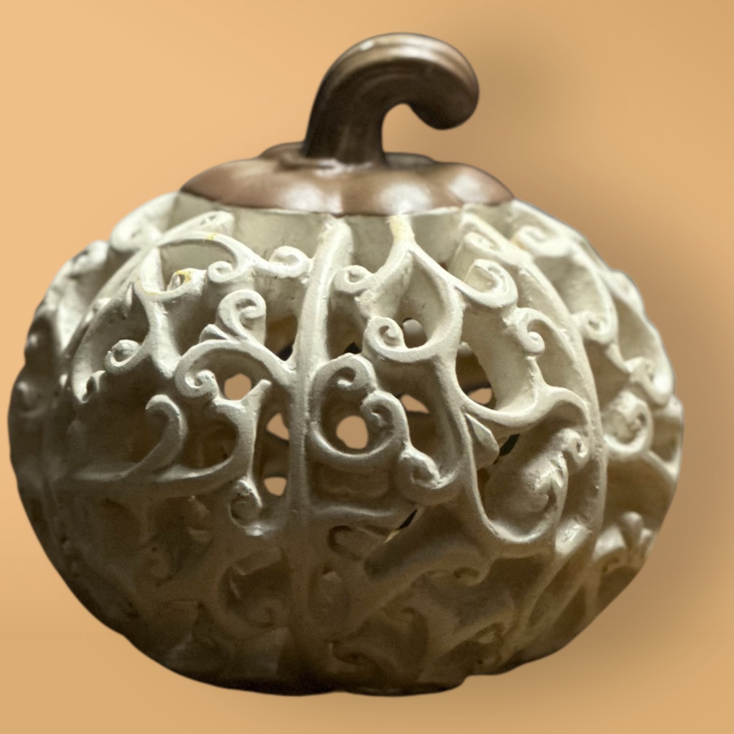 Pumpkin w/ scroll designs