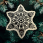 Snowflake blk&whte