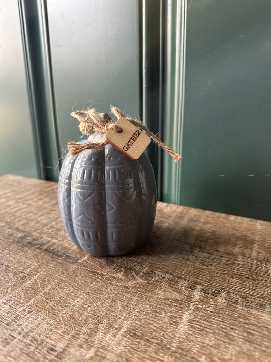 Blue “gather” Pumpkin