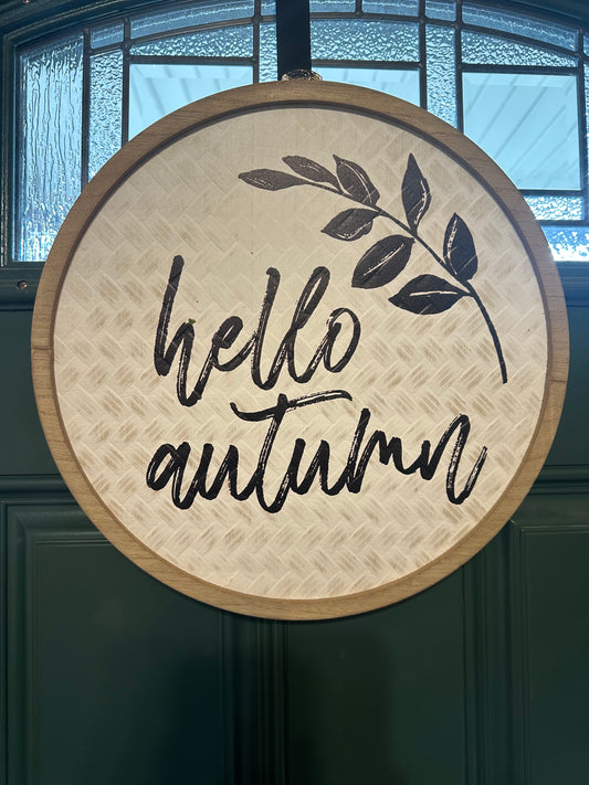 Hello Autumn Round
