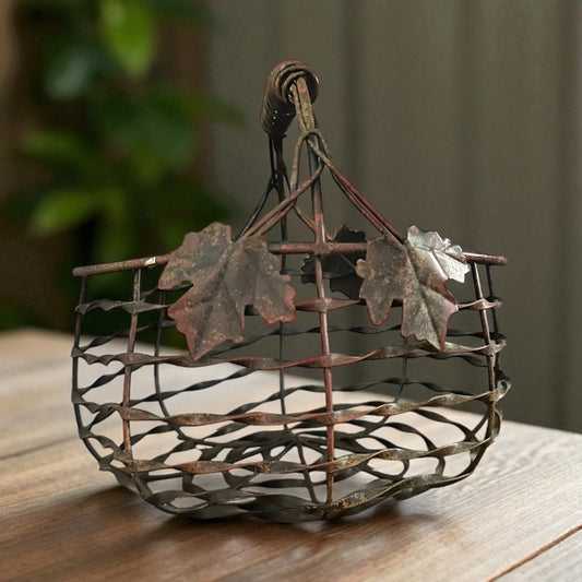 Fall Metal Basket