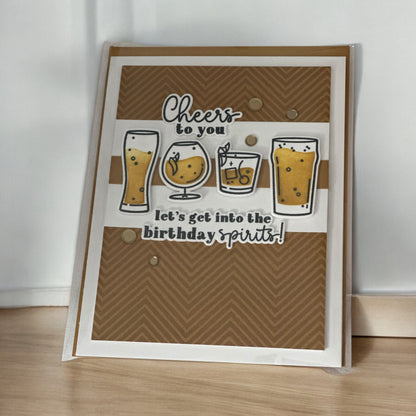 Birthday Cocktail Card (Paper Hugs)