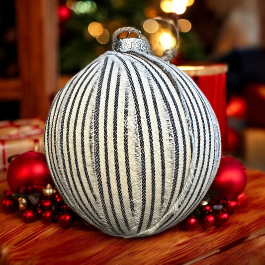 Pin Striped ticking fabric