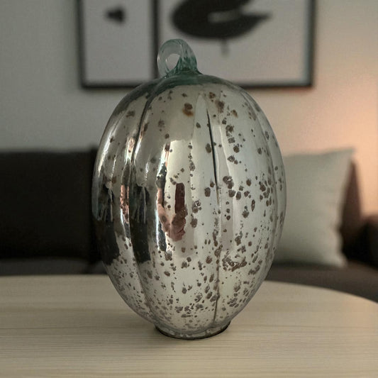Mirrored antique look pumpkin