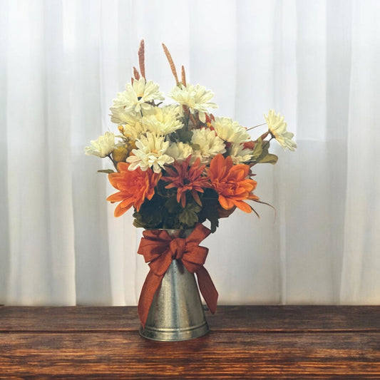 Fall Floral in watering pitcher