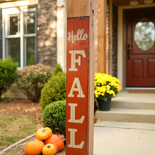 Hey Friends REVERSIBLE porch sign
