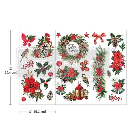 Classic Christmas Transfers Decor