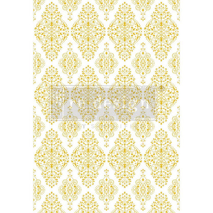 Gold Damask Transfer Tube
