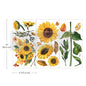 Sunflower Afternoon Transfers Decor