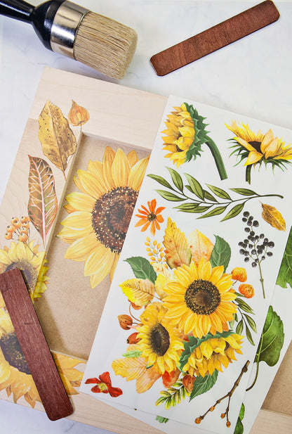 Sunflower Afternoon Transfers Decor