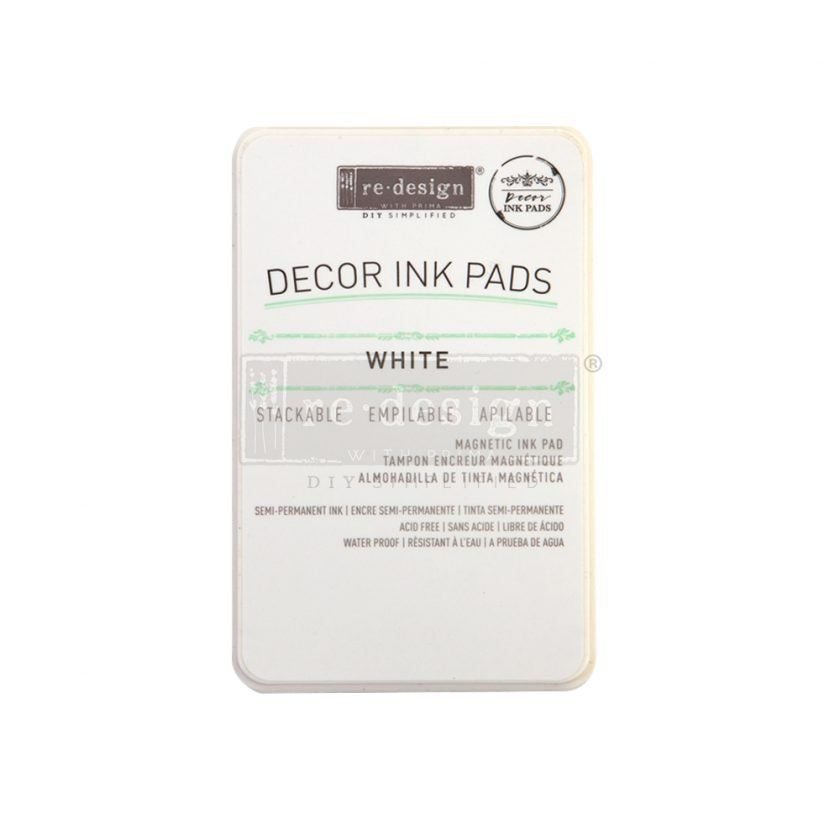 White Decor Ink Pad