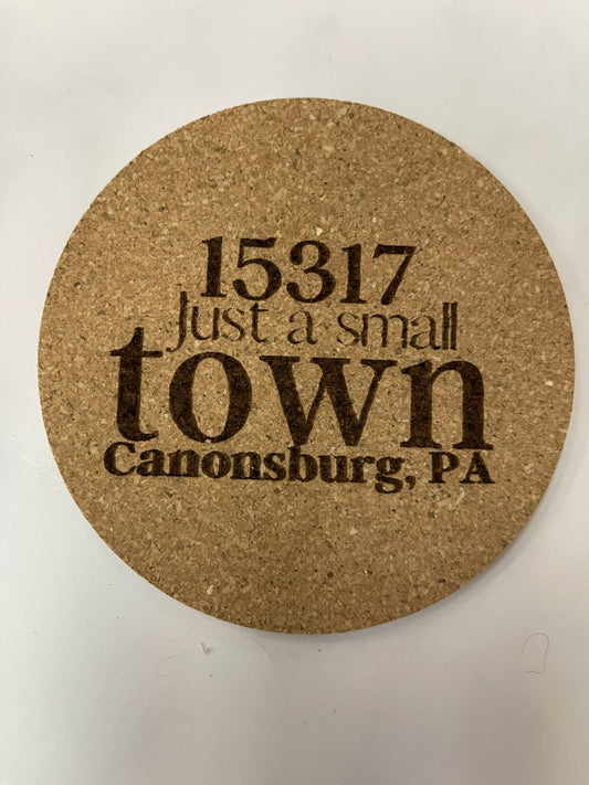 Cork Coasters- Local Collection