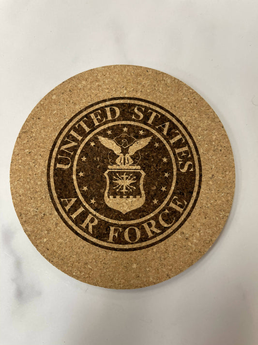Cork coasters- Military Collection